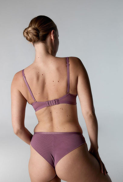 Sujetador Halter Victoria - Tulipwood-Black Limba