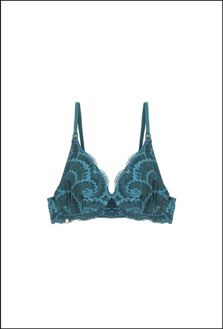 Sujetador Maternidad Lactancia Yurua - Deep Teal-Black Limba