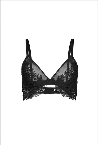 Sujetador Nacarat - Black-Black Limba