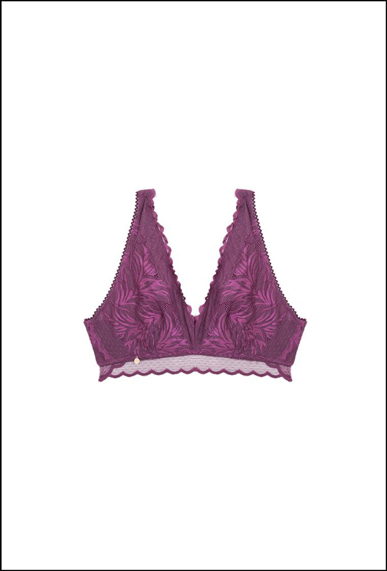 Sujetador Sumire - Plum-Black Limba