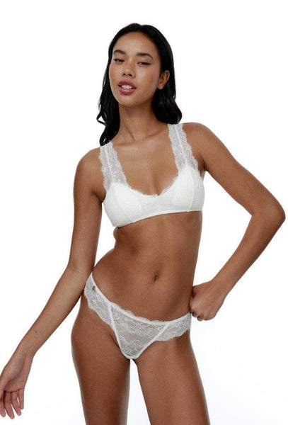 Sujetador halter Dulcet - Cream-Black Limba
