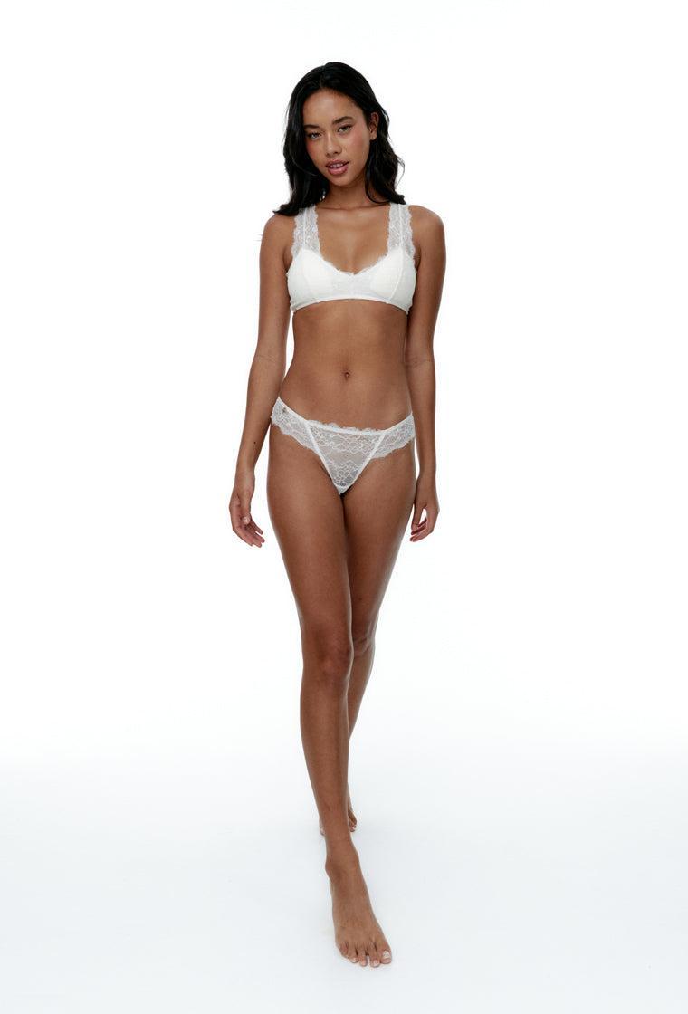 Sujetador halter Dulcet - Cream-Black Limba