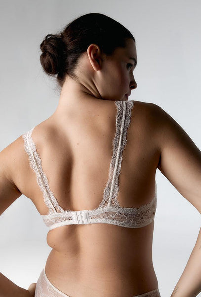 Sujetador halter Dulcet - Cream-Black Limba