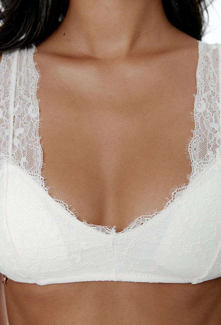 Sujetador halter Dulcet - Cream-Black Limba