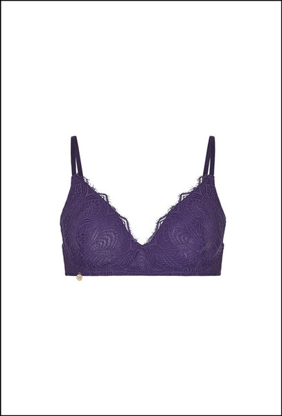 Sujetador triangular Moira - Electric Purple-Black Limba