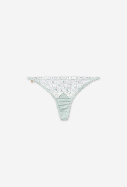 Tanga Berta - Gray Teal-Black Limba