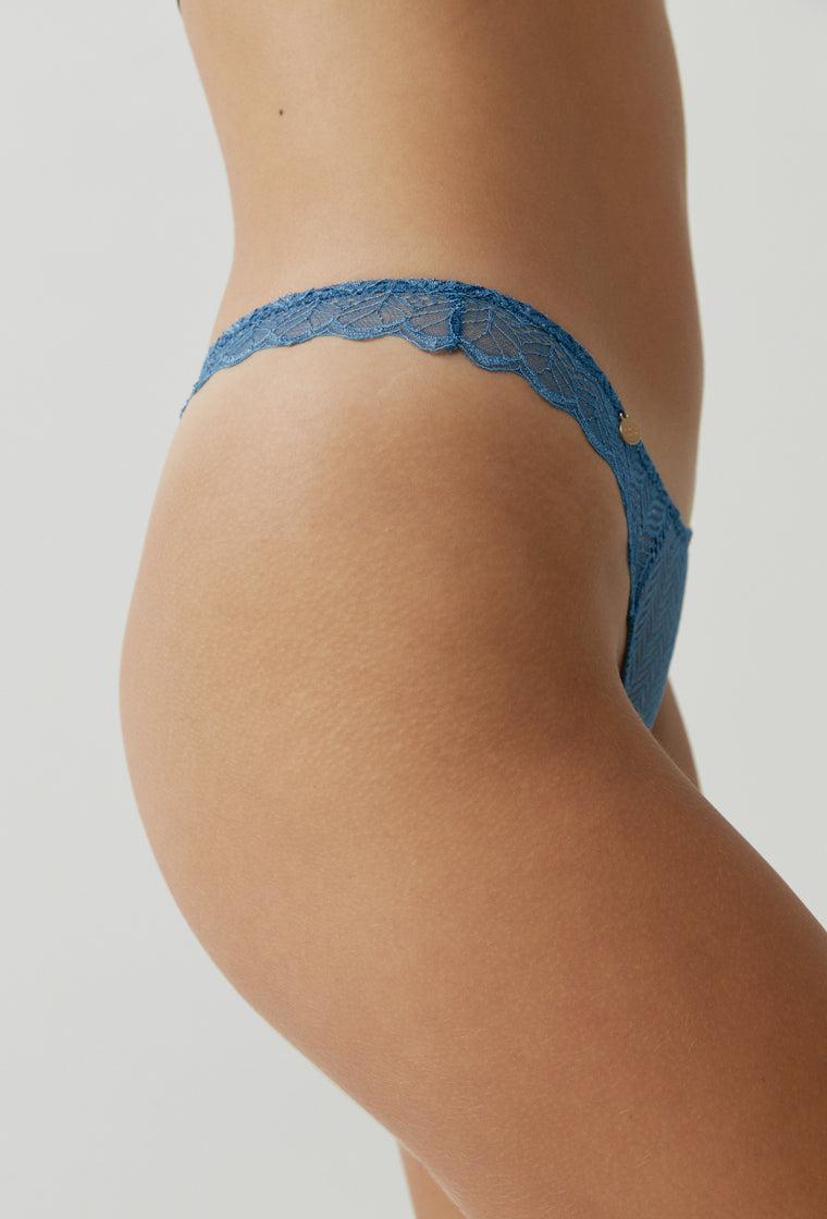 Tanga Binia - Cloudy Blue-Black Limba