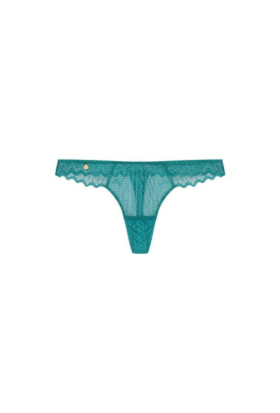 Tanga Binia - Teal-Black Limba
