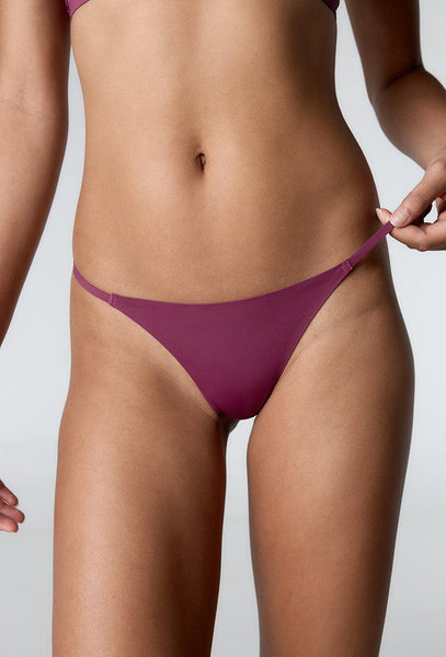 Tanga Jane - Amaranth-Black Limba