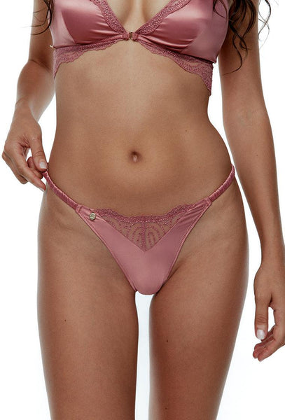 Tanga Liora - Dusty Rose-Black Limba