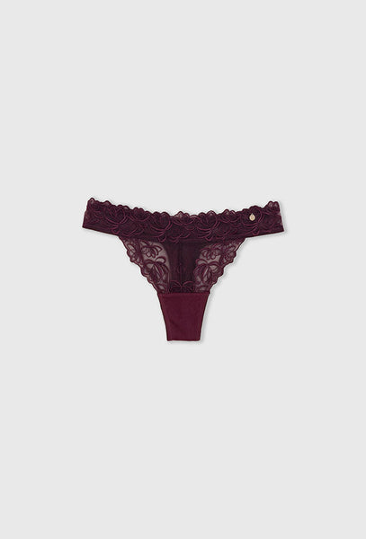 Tanga Merlot - Plum-Black Limba