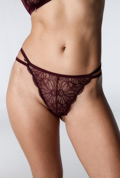 Tanga Nara - Burgundy-Black Limba