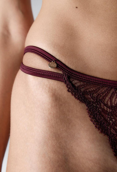 Tanga Nara - Burgundy-Black Limba