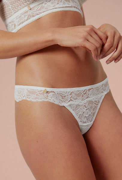 Tanga Rena - White-Black Limba