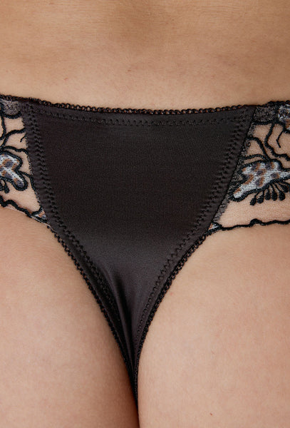 Tanga Tamara - Brown-Black Limba