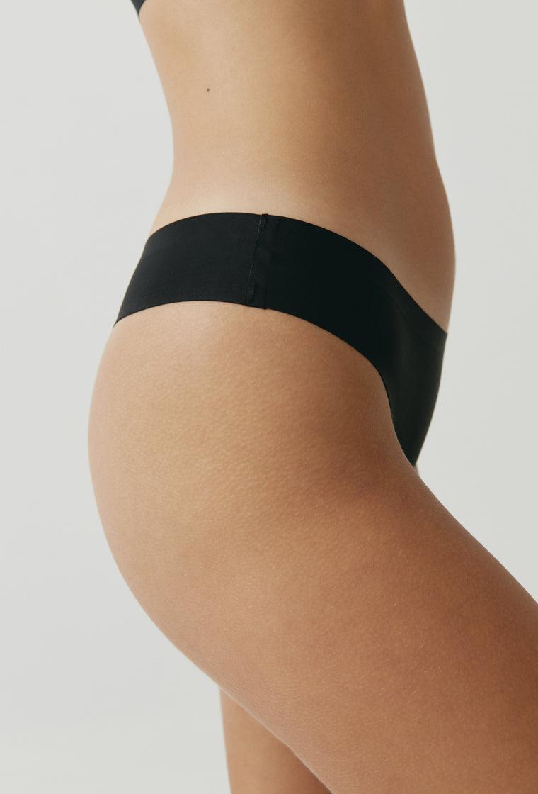 Tanga de microfibra Elaphe - Black-Black Limba