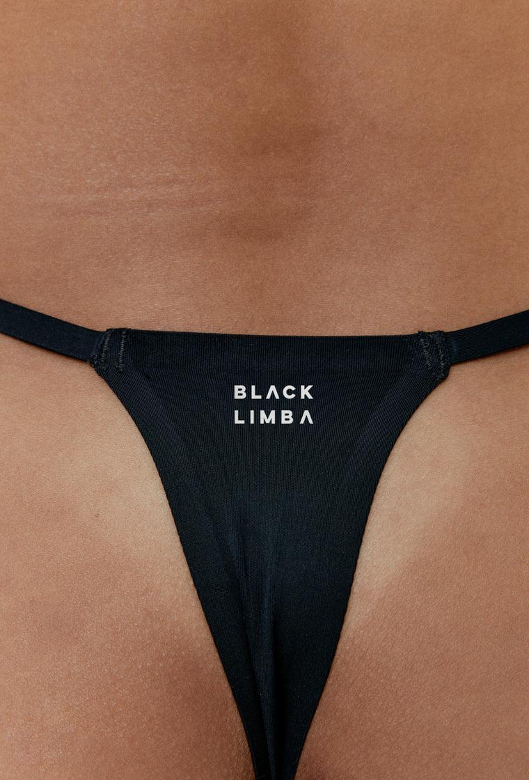 Tanga invisible Jane - Black-Black Limba