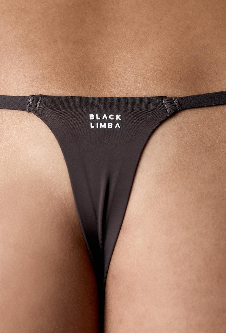 Tanga invisible Jane - Chocolate-Black Limba