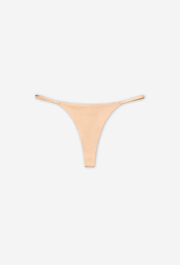 Tanga invisible Jane - Nude-Black Limba
