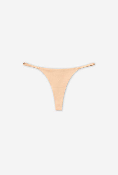 Tanga invisible Jane - Nude-Black Limba