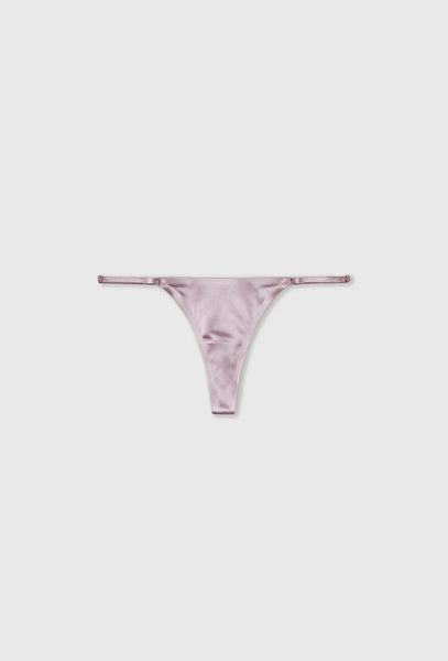 Tanga invisible Jane - Silver-Black Limba