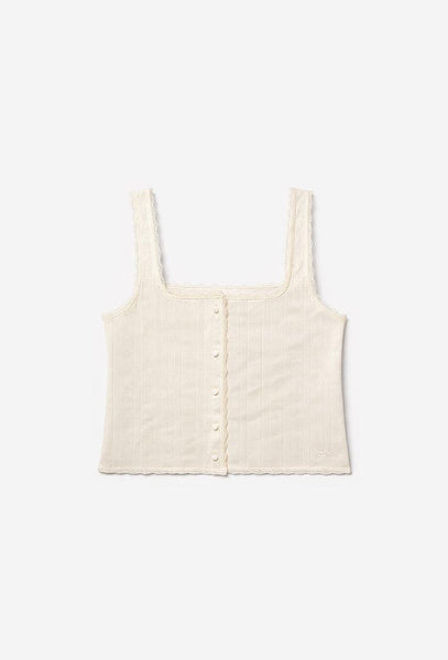 Top Barbara - Soft Yellow-Black Limba