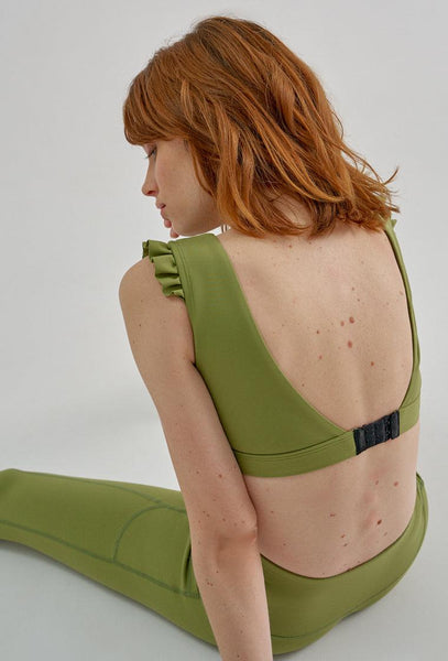 Top Sasha - Green-Black Limba