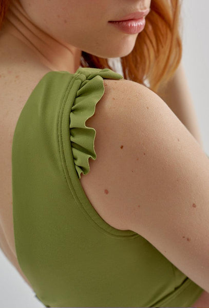 Top Sasha - Green-Black Limba