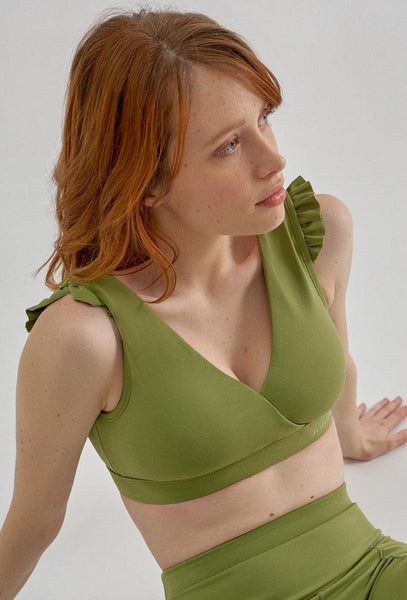 Top Sasha - Green-Black Limba