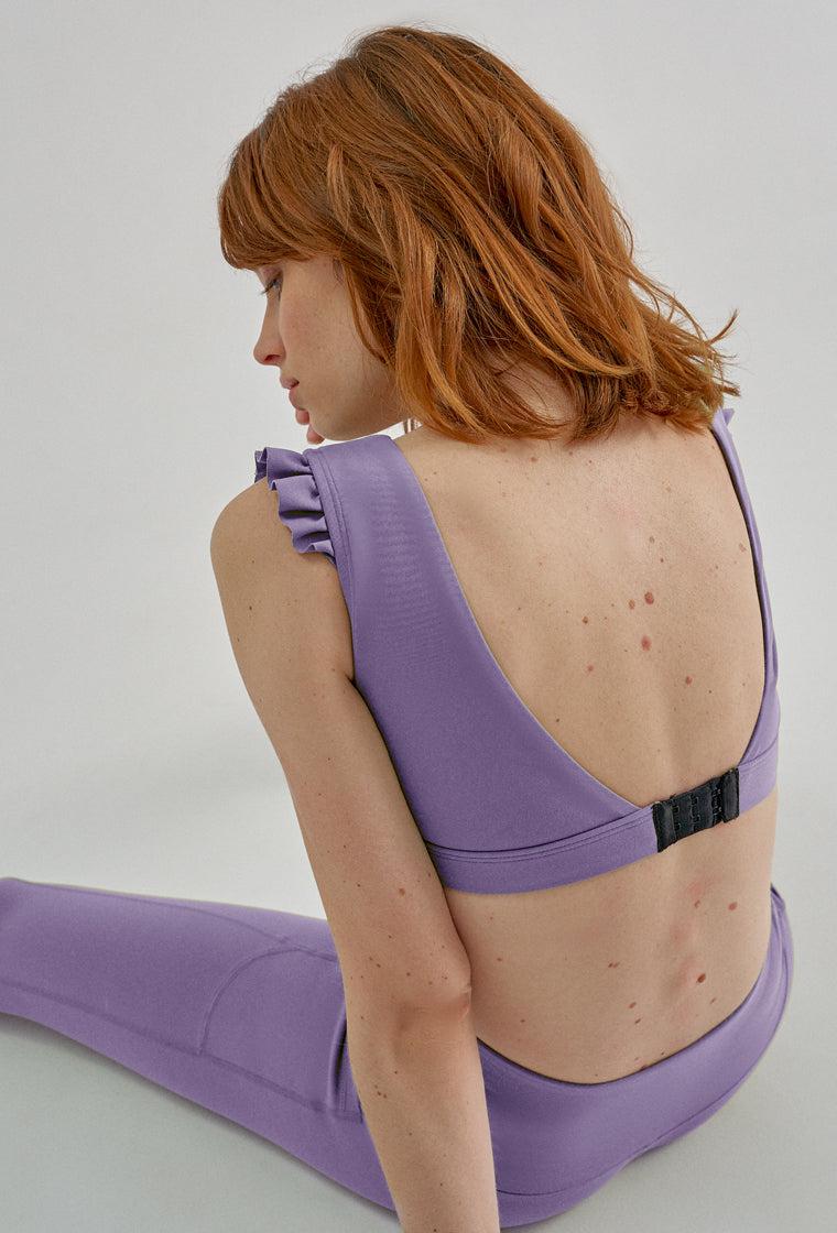 Top Sasha - Lila-Black Limba