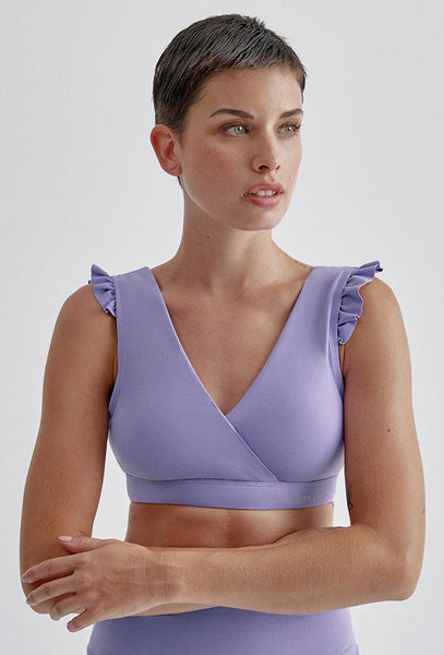 Top Sasha - Lila-Black Limba