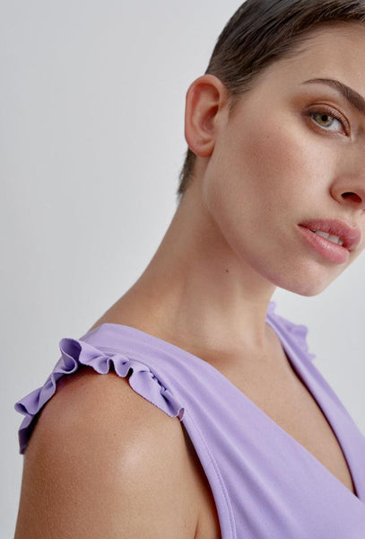 Top Sasha - Lila-Black Limba