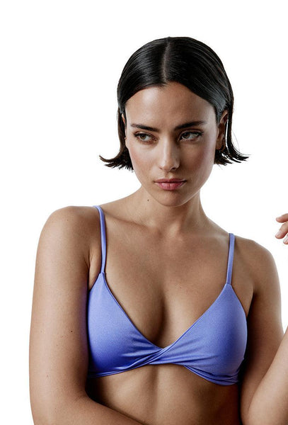 Top bikini balconette Glimmer - Lilac-Black Limba