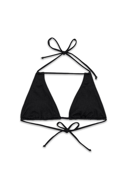 Top bikini multiposición Bessie - Black-Black Limba