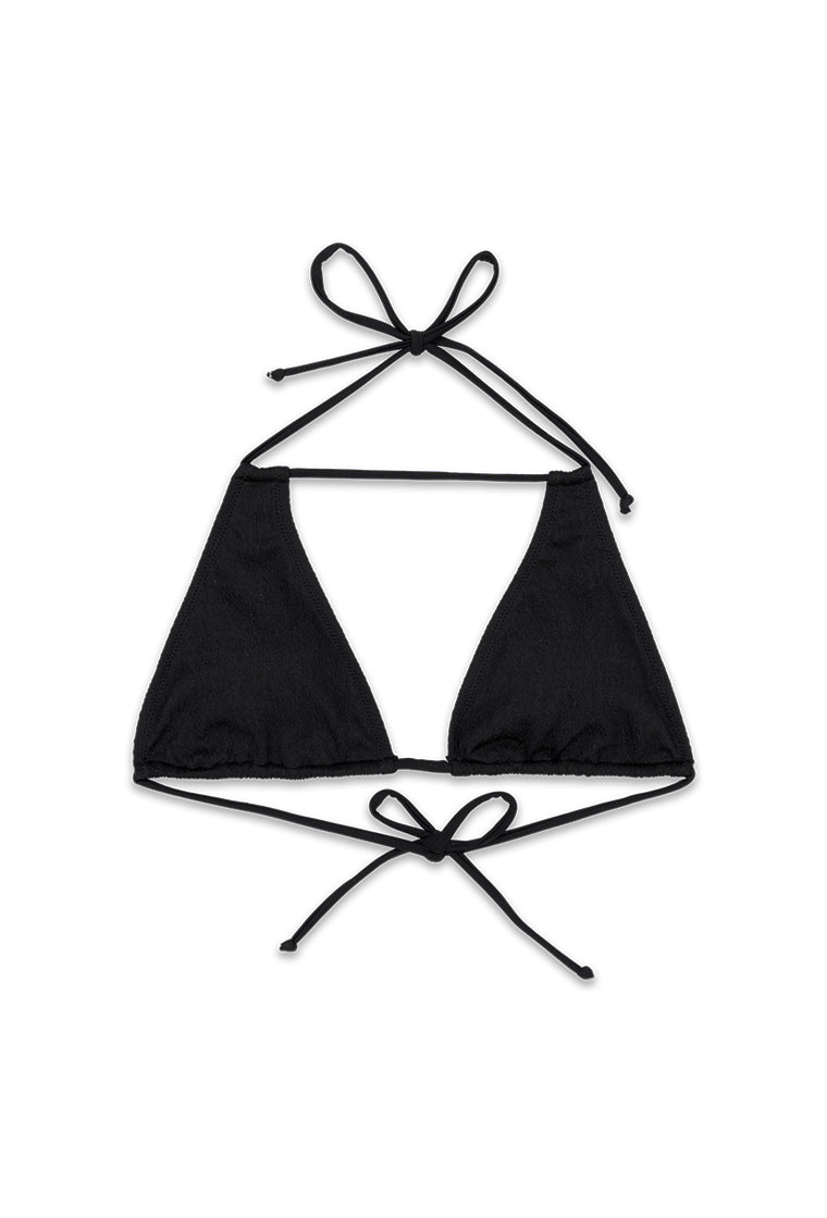Top bikini multiposición Bessie - Black-Black Limba