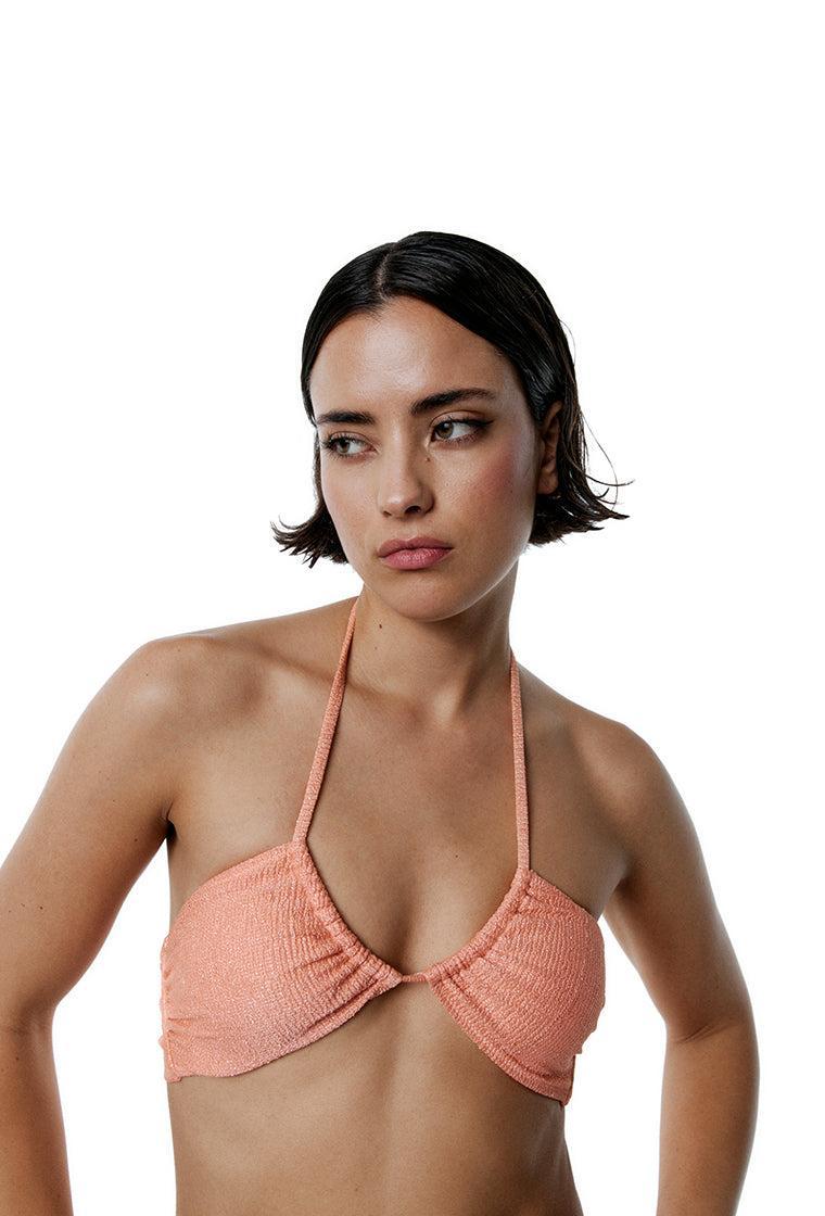 Top bikini multiposición Tangle - Orange-Black Limba