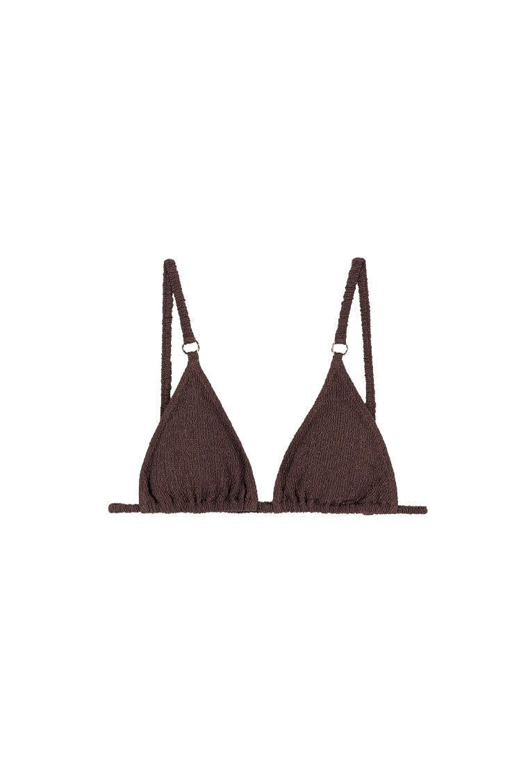 Top bikini triangular Radiance - Cacao-Black Limba