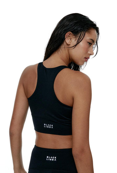 Top deportivo de sujeción alta Diardi - Black-Black Limba