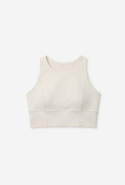 Top deportivo de sujeción alta Diardi - Cream-Black Limba