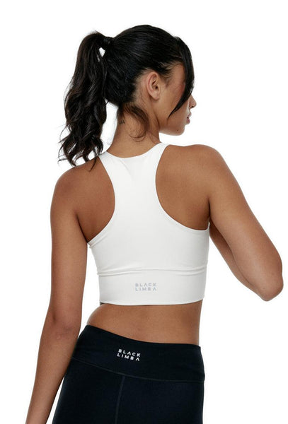 Top deportivo de sujeción alta Diardi - Cream-Black Limba