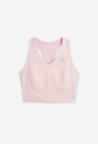 Top deportivo de sujeción alta Serena - Marshmallow-Black Limba