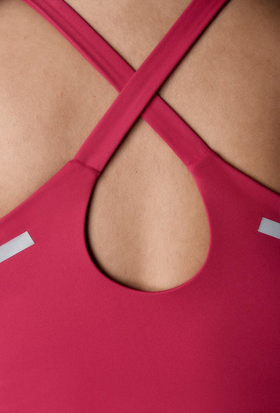 Top deportivo de sujeción alta Sprint - Fucsia-Black Limba