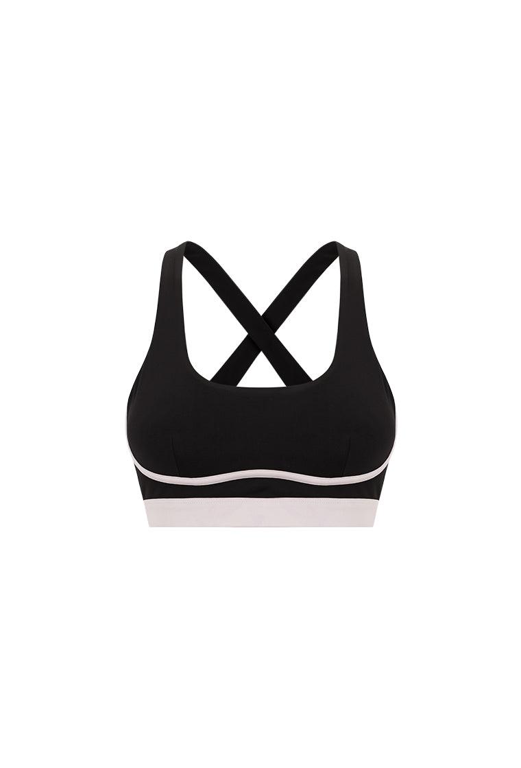Top deportivo de sujeción alta Tao - Black-Black Limba