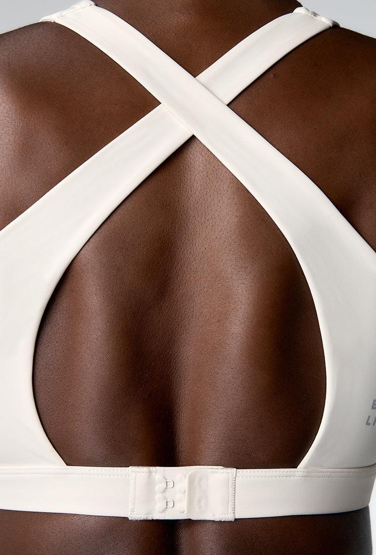 Top deportivo de sujeción alta Tao - Cream-Black Limba