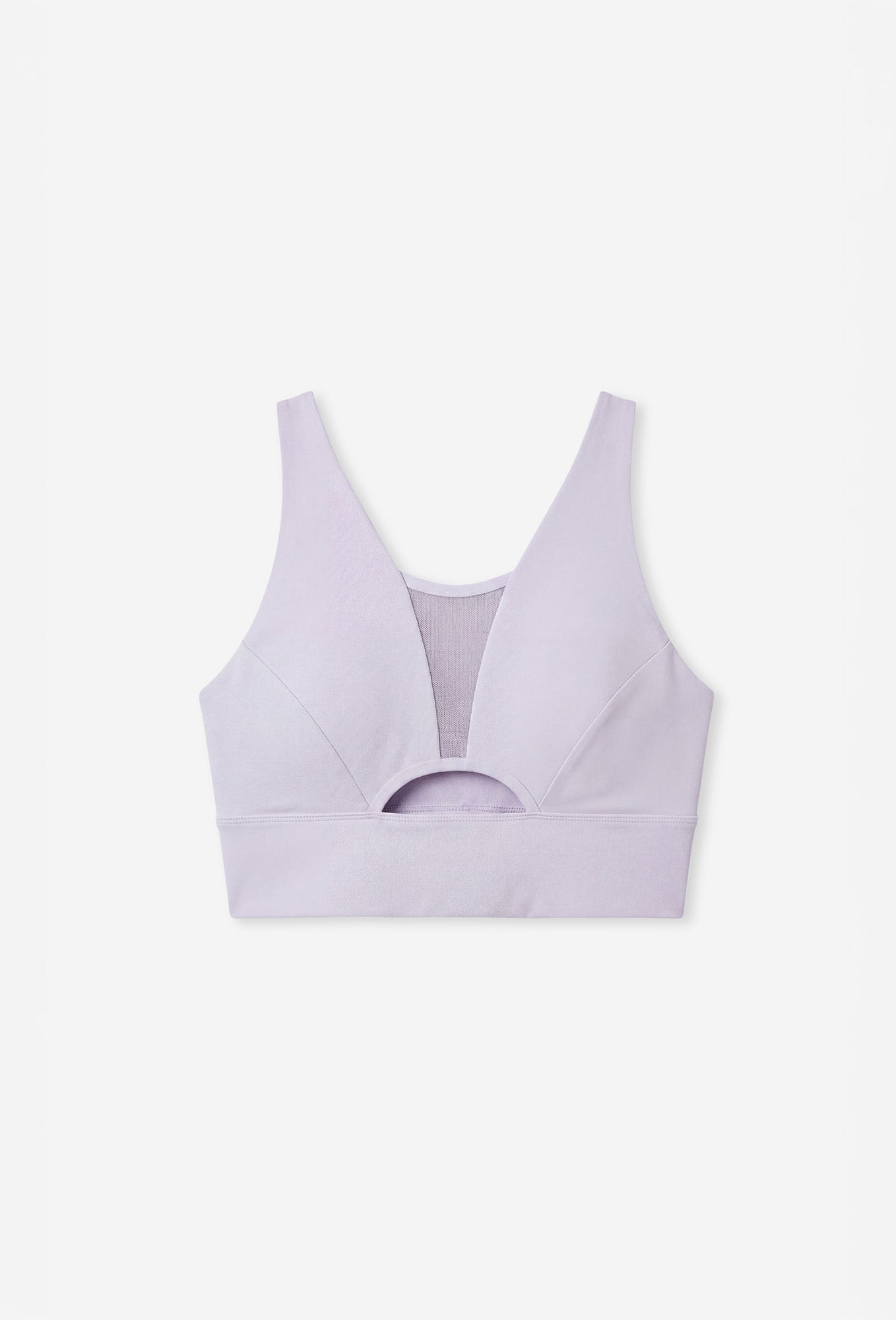 Top deportivo de sujeción media Becca - Lavender-Black Limba