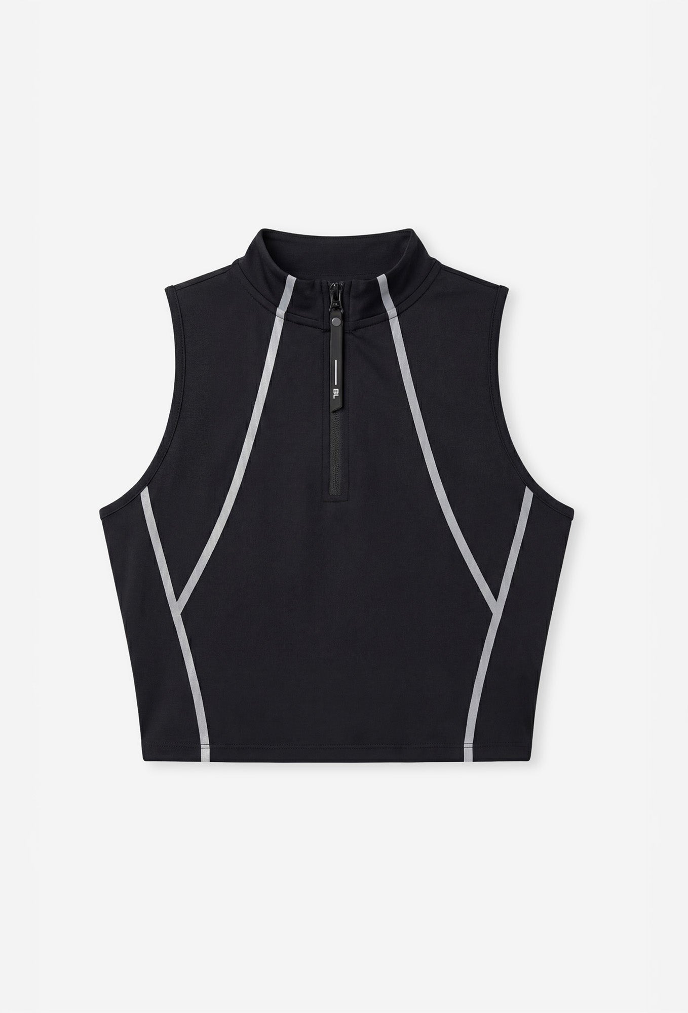 Top deportivo de sujeción media Race - Black-Black Limba