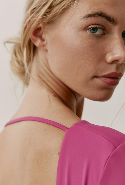 Top deportivo manga larga Ego - Fucsia-Black Limba