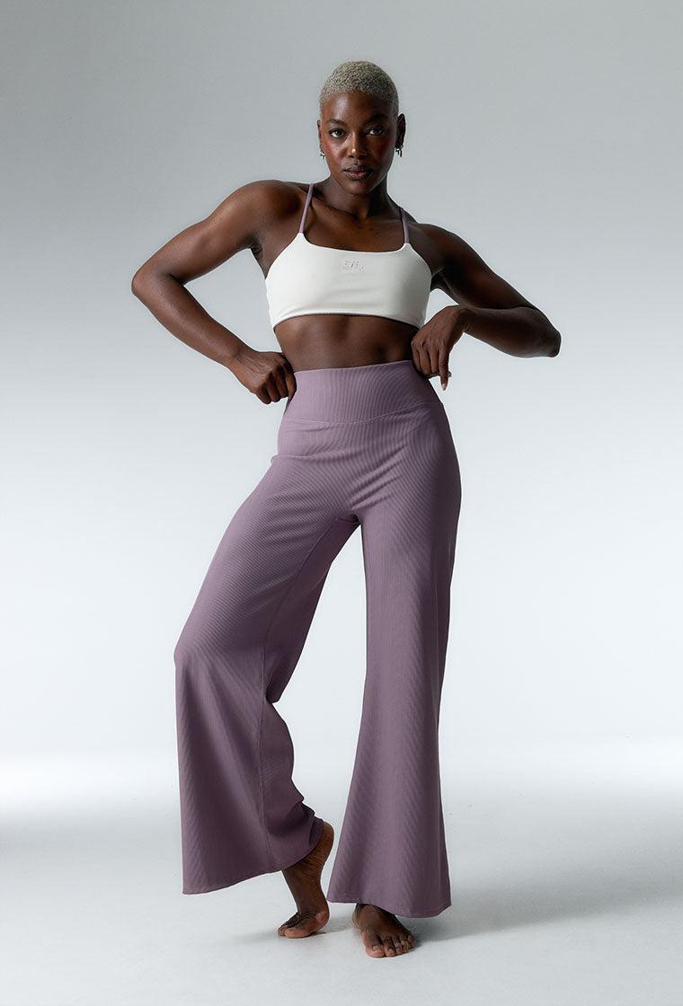 Top deportivo reversible Rever - Mauve & Cream-Black Limba