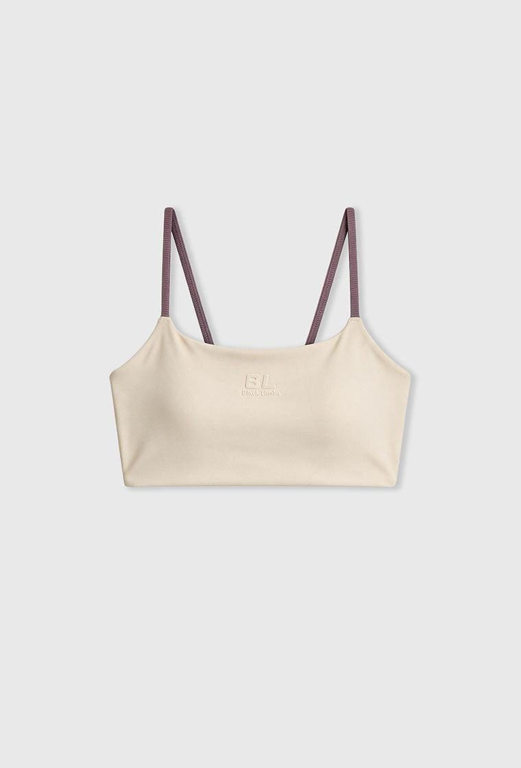 Top deportivo reversible Rever - Mauve & Cream-Black Limba