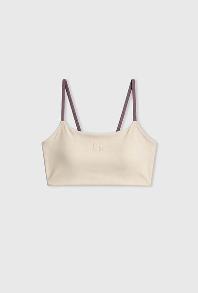 Top deportivo reversible Rever - Mauve & Cream-Black Limba